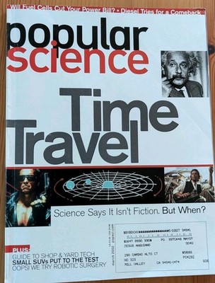 Popular Science Mar 2002 Einstein's Time Travel Home Power Grids 