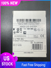 New WAGO 750-341 Fieldbus Coupler Ethernet TCP Digital  Analog Module