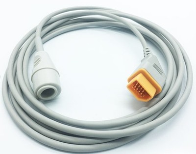 Nihon Kohden Compatible IBP Adapter Cable Edwards Connector