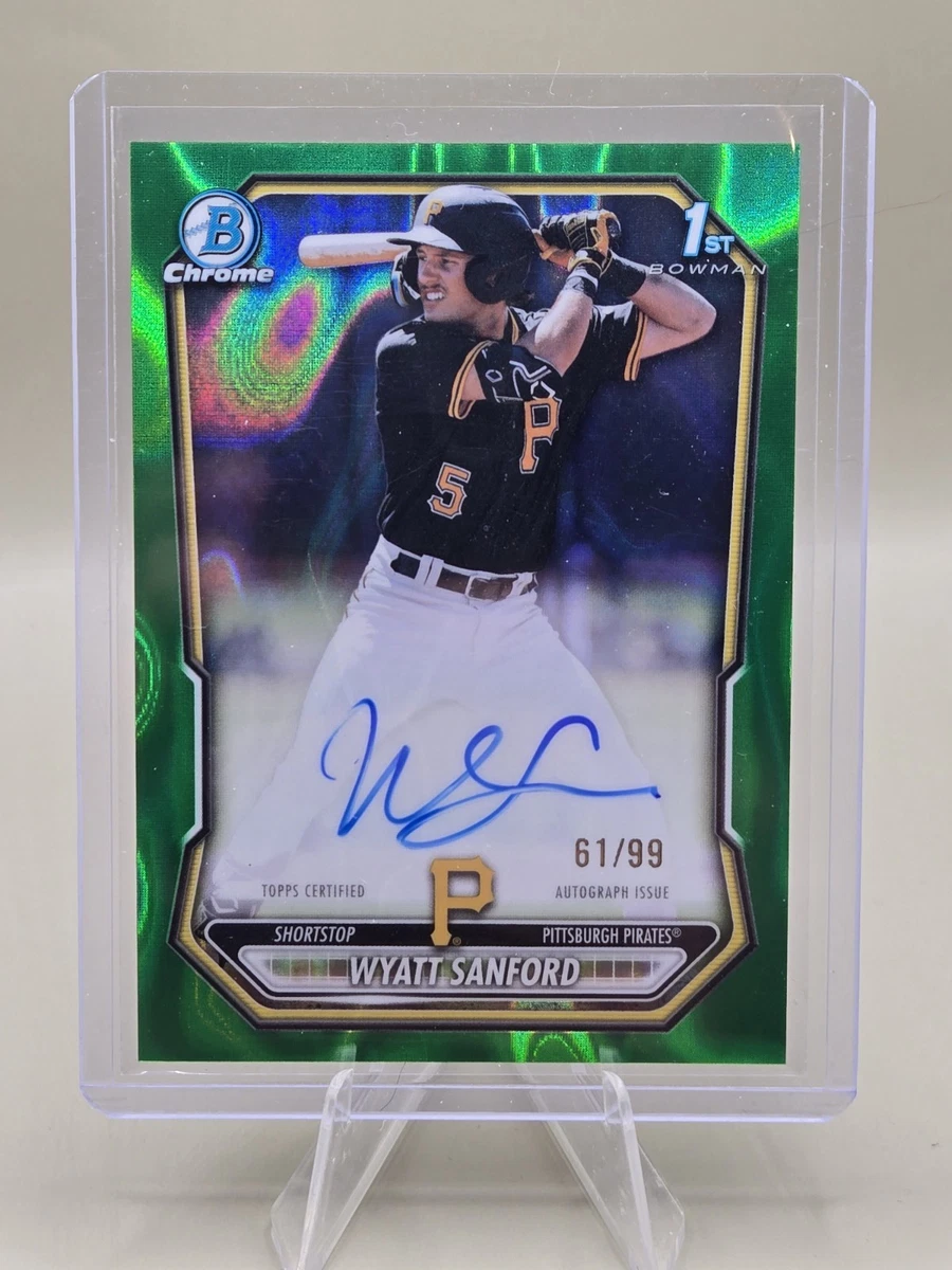 Bowman Pittsburgh Pirates Baseball Autographed Sports Trading