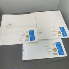 Hallmark Scrapbook album pages 3 Packs AR 6565 White Discontinued New