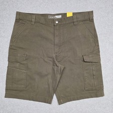 Carhartt Rugged Flex Canvas Cargo Shorts Mens 40 NWT Green Relaxed Fit BS3542-M