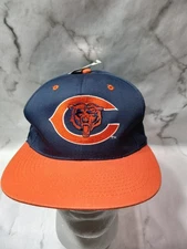 Chicago Bears Snapback Embroidered Hat Cap KMG Pro Model Blue Orange NFL Team