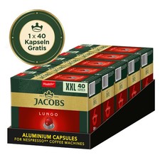 JACOBS Kapseln Lungo 6 Classico 200 Stück XX...
