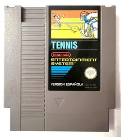 Tennis Entertainment System Nintendo NES Versi&oacute;n Espa&ntilde;ola Completo Buen Estado