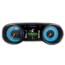 US Speedo Light Blue Wrangler JL/JT Gauge Face for Clusters 2018-2024