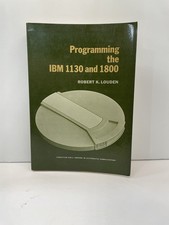 Programming the IBM 1130 and 1800 Robert K. Louden Vintage Computer Book FORTRAN