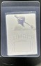 2020 Leaf Lumber Kings Ken Griffey Jr. Game Used Yellow Printing Plate #1/1