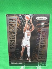 2025 Panini Prizm WNBA - Fireworks Saniya Rivers #1 (RC)