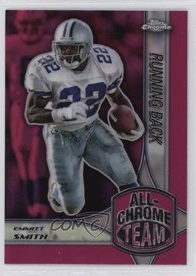 2024 Topps Chrome All-Chrome Team Pink Refractor Emmitt Smith #ACT-3 HOF 1g2u