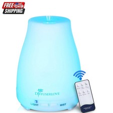 Diffuserlove Essential Oil Diffusers 200ML Remote Control Ultrasonic Mist...