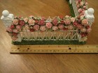 Rose Covered Corner Victorian Fence w/2 Garden Beds 1:12 dollhouse miniature #4 — photo 9