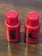 Vintage Original Nike Air Jordan VI Lace Locks Dark Red Base Black Jumpman