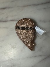 glitter friends half heart authentic original jibbitz crocs shoe charms