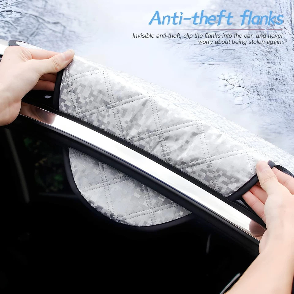 Funda Parabrisas Magnetica Nieve 4 Capas Impermeable Proteccion Coche SUV Camion - Image 4 of 4