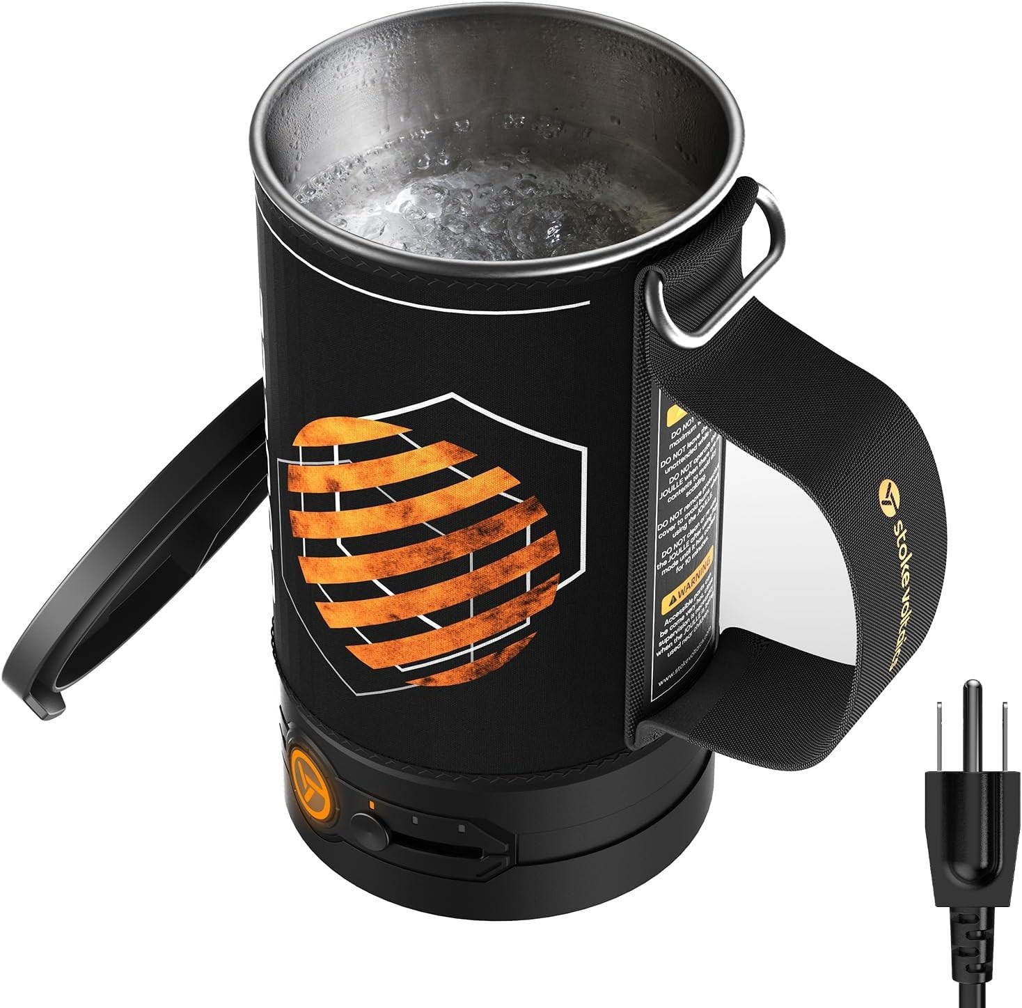 Electric Kettle 120V Portable Water Boiler 304 Steel Fast Bo
