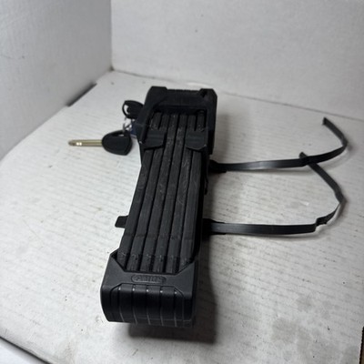Abus Bordo Granit x Plus 6500 Keyed Folding Bike Lock Black 110cm/43.3in