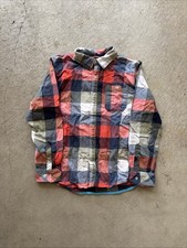 Chubbies Shirt Mens L Plaid Tartan Flannel Button Up Shirt Outdoor Casual