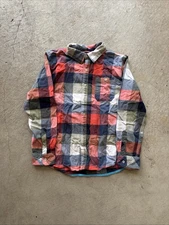 Chubbies Shirt Mens L Plaid Tartan Flannel Button Up Shirt Outdoor Casual
