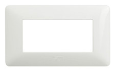 SPEDIZIONE FISSA BITICINO MATIX 4 MODUL AM4804BBN PLACCA BIANCA