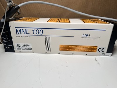 LTB Lasertechnik MNL 100 (103 PD) Mini Nitrogen Laser 100kW, 2.5 ns, 337nm Used 