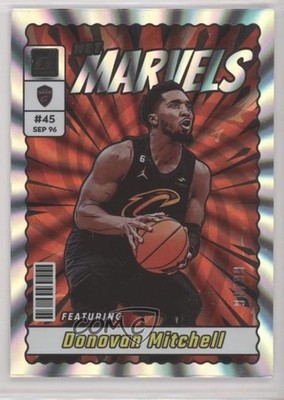 2023-24 Panini Donruss Net Marvels Holo Laser 90/99 Donovan Mitchell #15 0c3