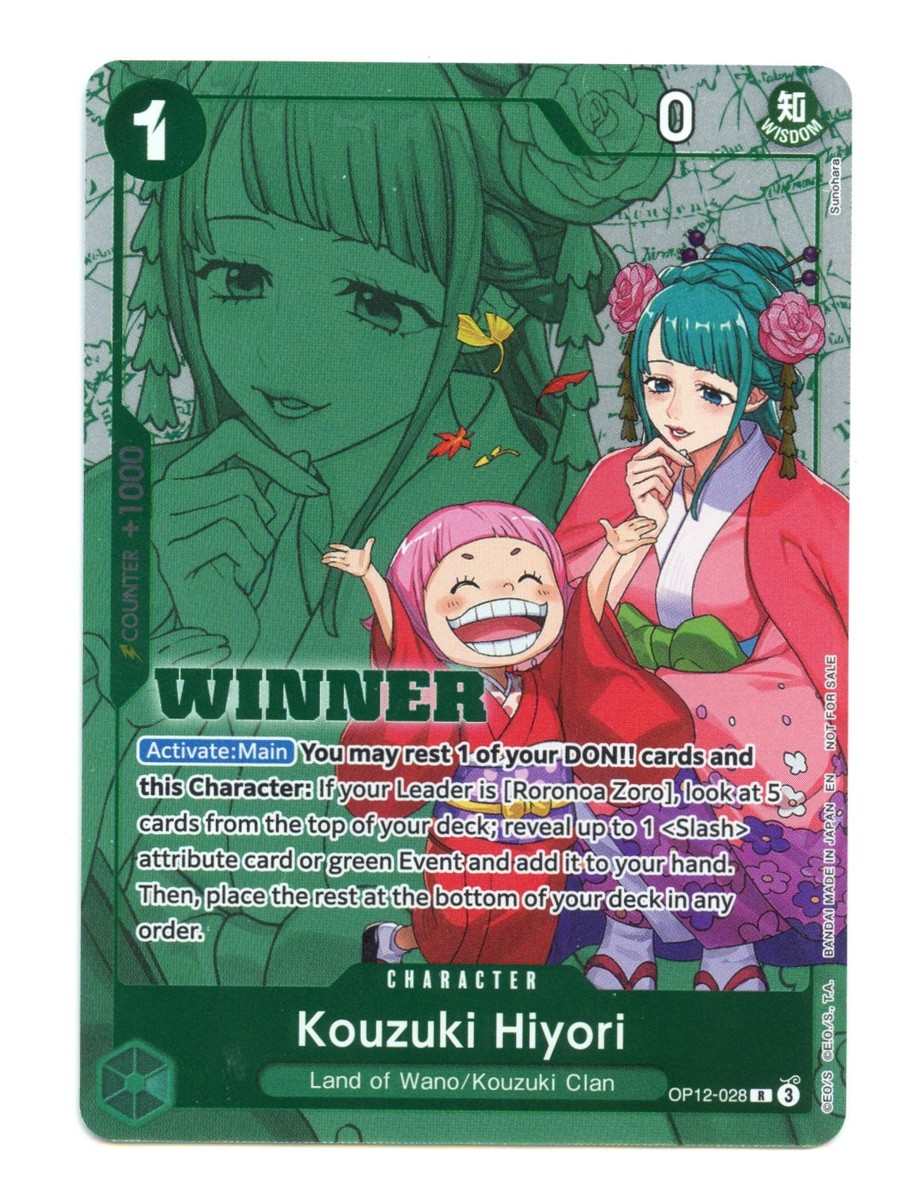 Kouzuki Hiyori (Winner 2026 Vol. 1) OP12-028 R Foil One Piece