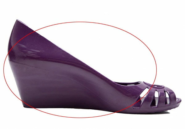 GUCCI Rubber Heel Sandals Purple 23.5 [Ladies] thumbnail 12