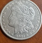 1921-S Morgan Dollar 90% Silver . True Auction.
