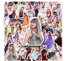 10pcs Taylor Swift Inspired Stickers, Folklore Red Eras Tour Stocking Stuffer