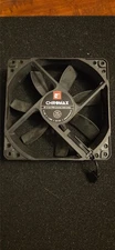 NF-S12A PWM chromax.Black.swap,  Quiet Fan, 4-Pin 120mm, Black