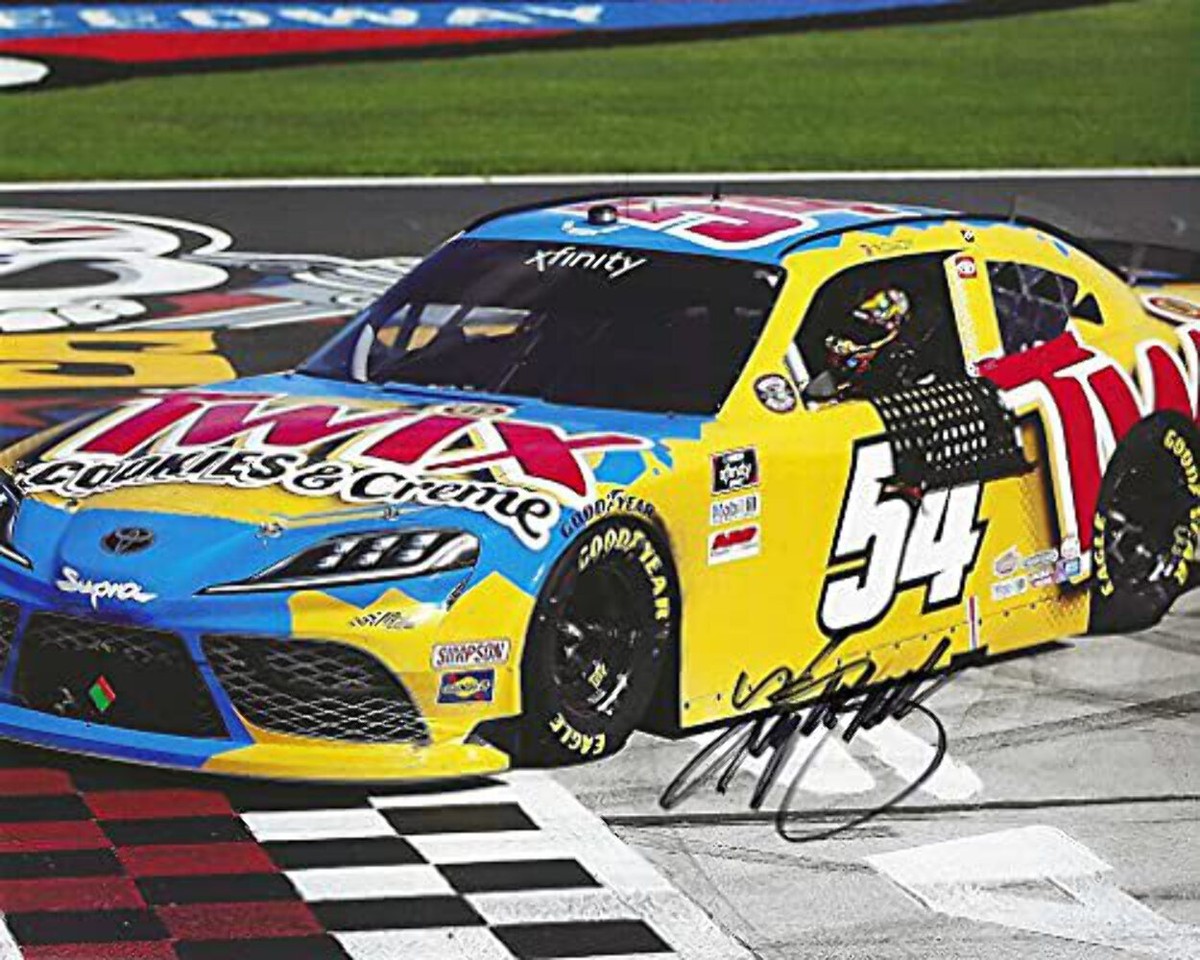 AUTOGRAPHED 2020 Kyle Busch #54 Twix Cookies Creme TEXAS XFINITY