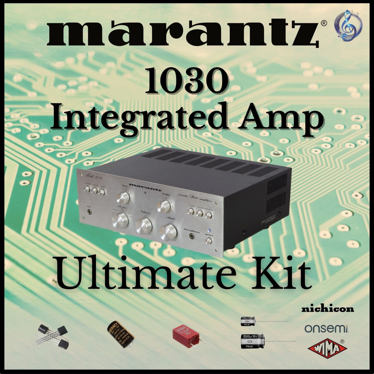 Marantz 1030 Integrated Ultimate Upgrade Kit Genuine Parts
