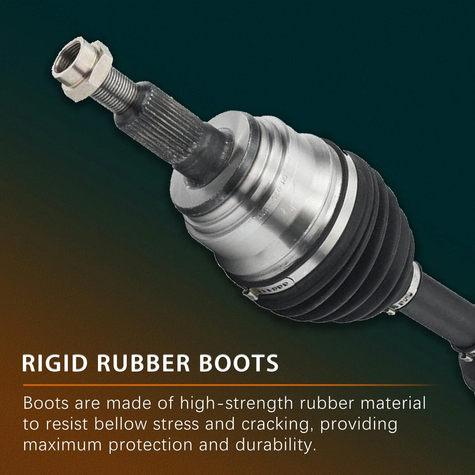 2x Front CV Axle for 4WD Chevy GMC Silverado Sierra 1500 2500 3500 Hummer H2 Foto 3 de 4