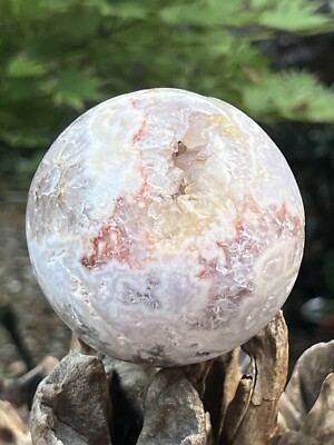 Große brasilianische Druzy Pink Amethyst Kristall Kugel mit Ständer 795g AAA+ 76mm 43