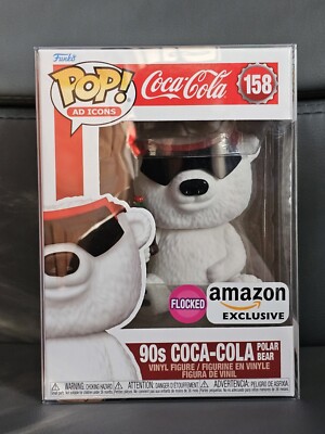 Funko Pop! Vinyl: Coca-Cola - 90s Coca Cola Polar Bear (Flocked) - Amazon...