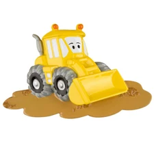 Bulldozer Personalized Christmas Tree Ornament