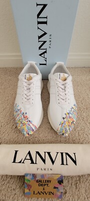 BNIB Auth Lanvin X Gallery Dept Bumper Sneakers Shoes White