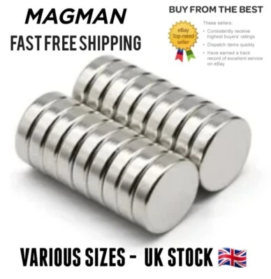 Magnets N52 Strongest Various Size 5-10mm DIY, Craft,Small Disc Magnet 🧲