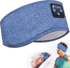 Bluetooth Sleeping Headphones - Soft Headband with Built-In Speakers