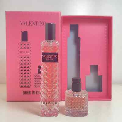 Valentino Donna Born in Roma EDP Travel Spray 0.05oz+Mini 0.2oz