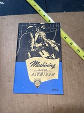 Vintage 1943 MACHINING ALCOA ALUMINUM Informational Manual Booklet -
