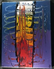 Original acrylic/canvas Painting By Artist