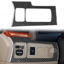For Toyota Camry 2006-11 Real Carbon Fiber Dashboard Headlight Switch Panel Trim