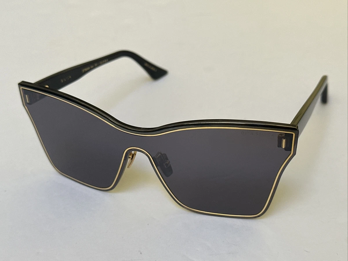 New DITA SILICA DTS508-145-03 Sunglasses Yellow Gold Black 145-145 BLK-GLD