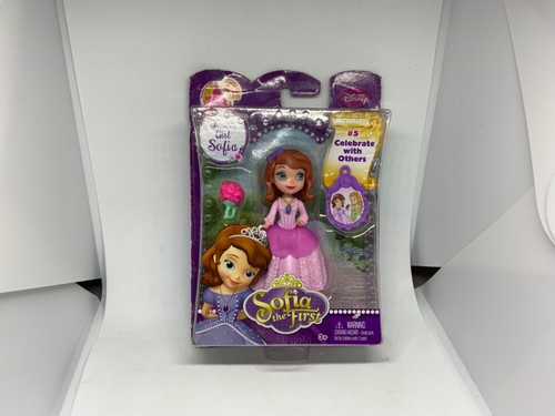Disney Sofia The First Princess Mini 3-1/4" tall Doll Bridesmaid Flower Girl New