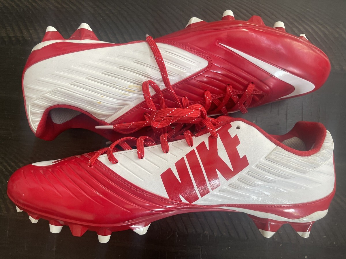 Size 13 Nike Vapor Speed Low Detachable Football Cleats Red/White 643160-116 NEW Nike Vapor Elite 1 Football Cleats – Midway Sports main image 4