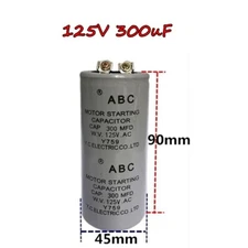 CD60 Motor Starting Capacitor 300MFD 300UF 125VAC  125V