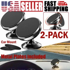 Universal Magnetic Car Mount Cell Phone Holder Stand For Samsung iPhone GPS