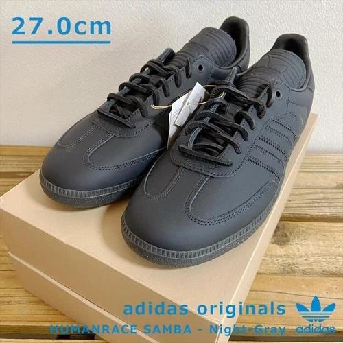 adidas Pharrell Williams HUMANRACE SAMBA Night Gray IE7291 US 9 Men JP 27cm